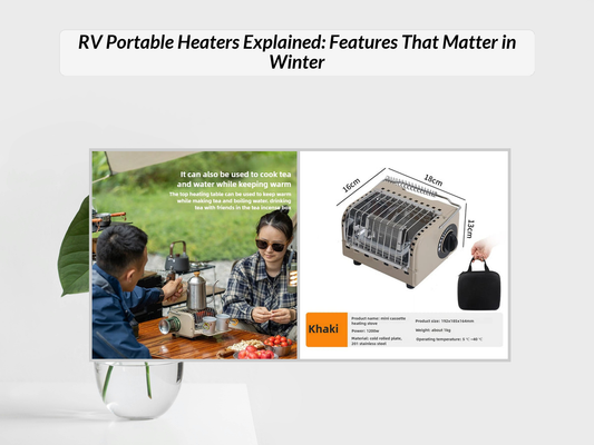 RV Portable Heaters Explained: Features That Matter in Winter