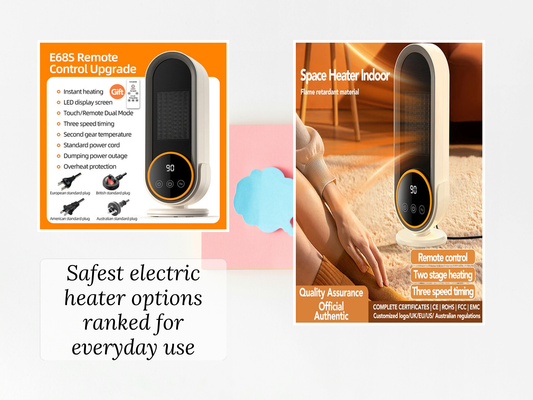 Safest electric heater options ranked for everyday use