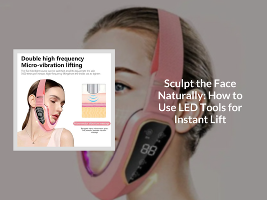 Sculpt the Face Naturally: How to Use LED Tools for Instant Lift