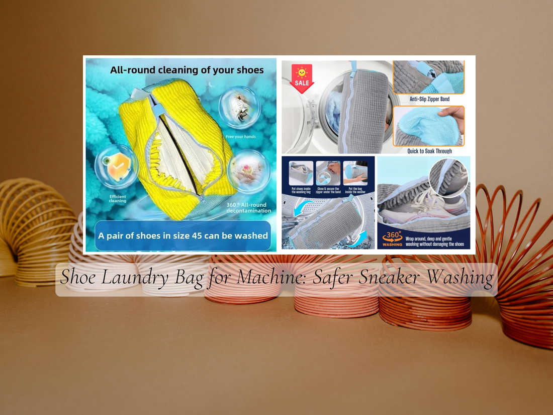 Shoe Laundry Bag for Machine: Safer Sneaker Washing