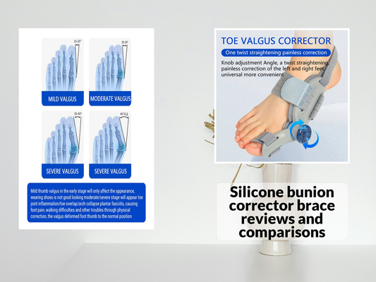 Silicone bunion corrector brace reviews and comparisons
