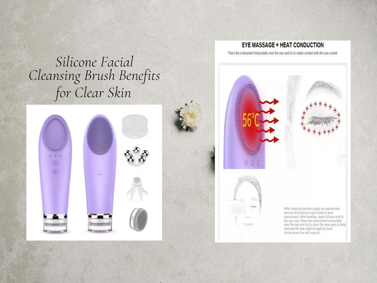 Silicone Facial Cleansing Brush Benefits for Clear Skin