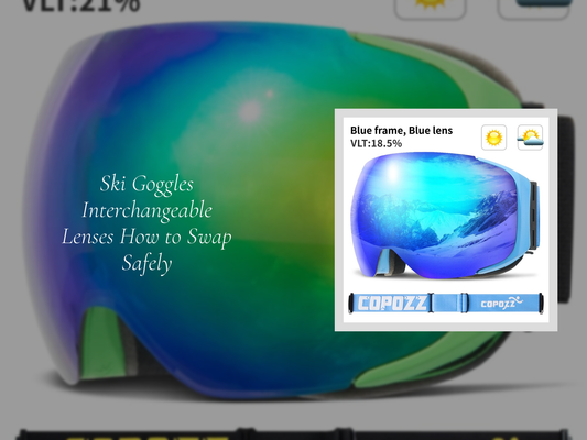 Ski Goggles Interchangeable Lenses How to Swap Safely