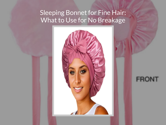 Sleeping Bonnet for Fine Hair: What to Use for No Breakage