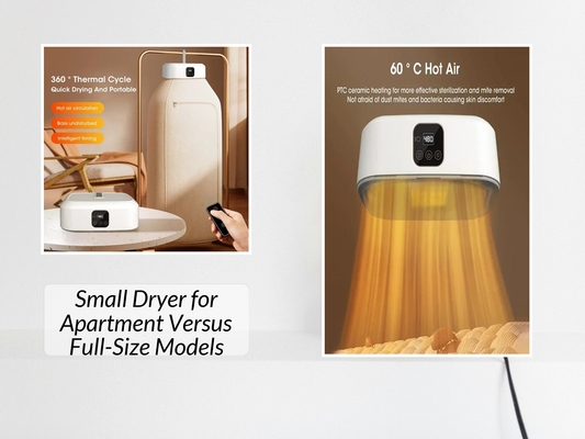 Small Dryer for Apartment Versus Full-Size Models