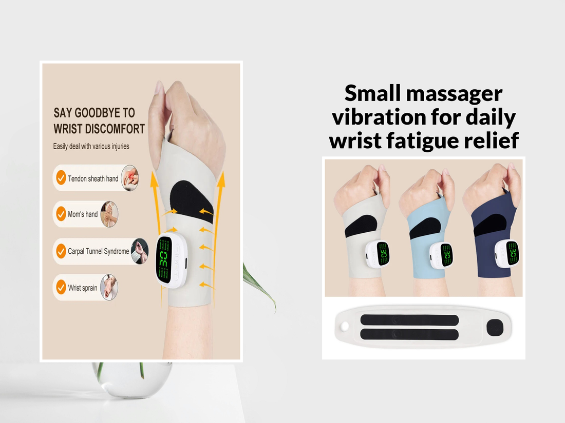 Small massager vibration for daily wrist fatigue relief