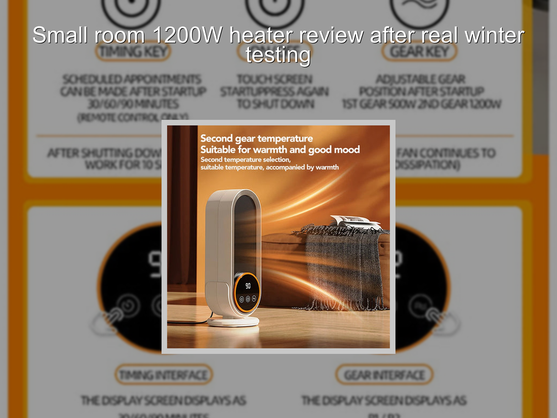 Small room 1200W heater review after real winter testing