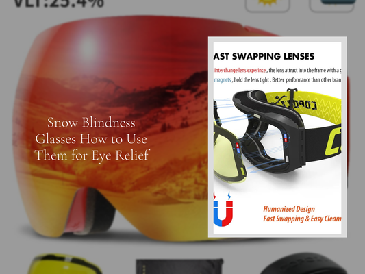 Snow Blindness Glasses How to Use Them for Eye Relief