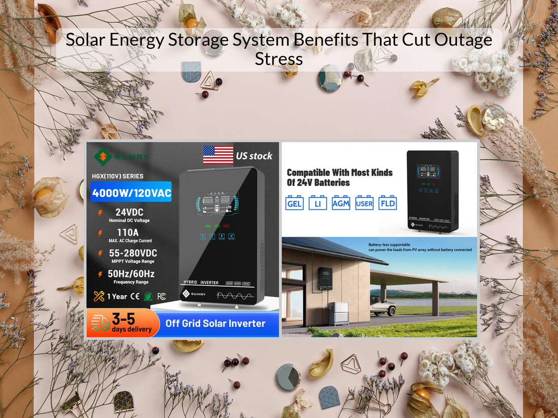 Solar Energy Storage System Benefits That Cut Outage Stress