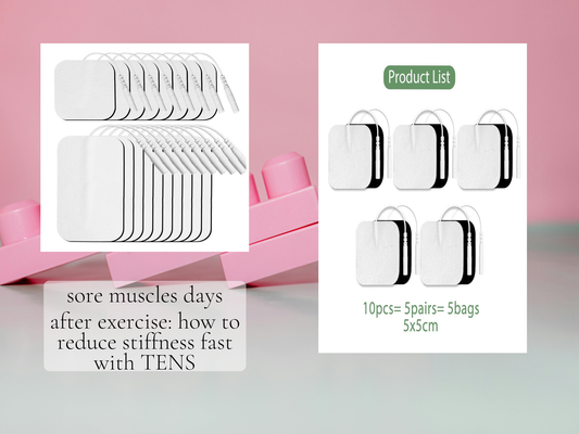 sore muscles days after exercise: how to reduce stiffness fast with TENS