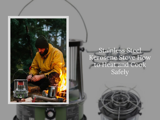 Stainless Steel Kerosene Stove How to Heat and Cook Safely