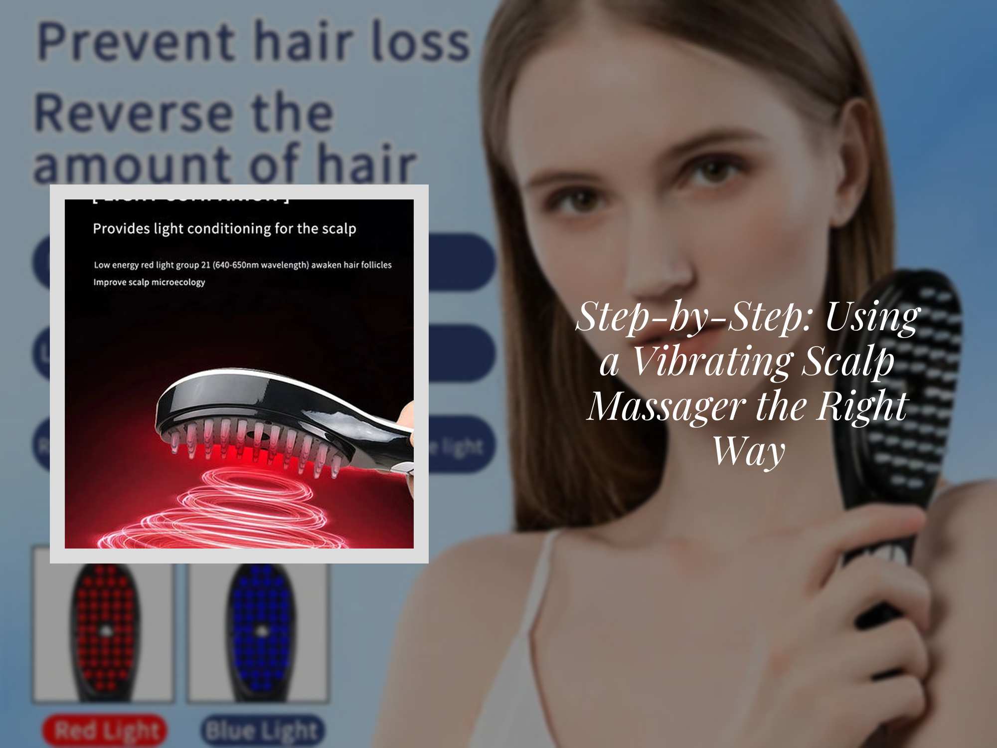 Using Head Massager How to Use a Scalp Massager (Step-by-Step Guide) – KentDO™ Healthy & Beauty