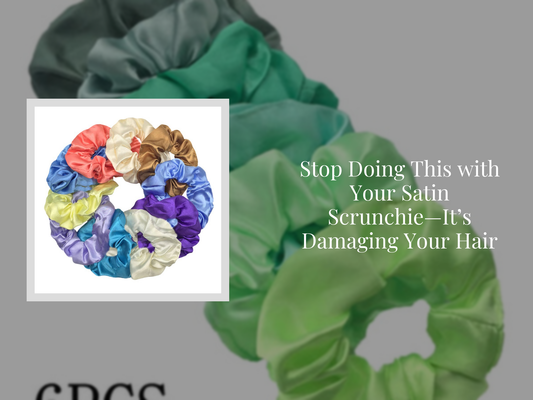 Stop Doing This with Your Satin Scrunchie—It’s Damaging Your Hair