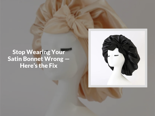 Stop Wearing Your Satin Bonnet Wrong — Here’s the Fix