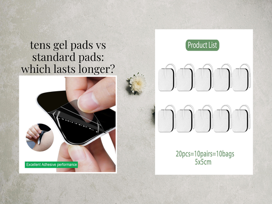 tens gel pads vs standard pads: which lasts longer?