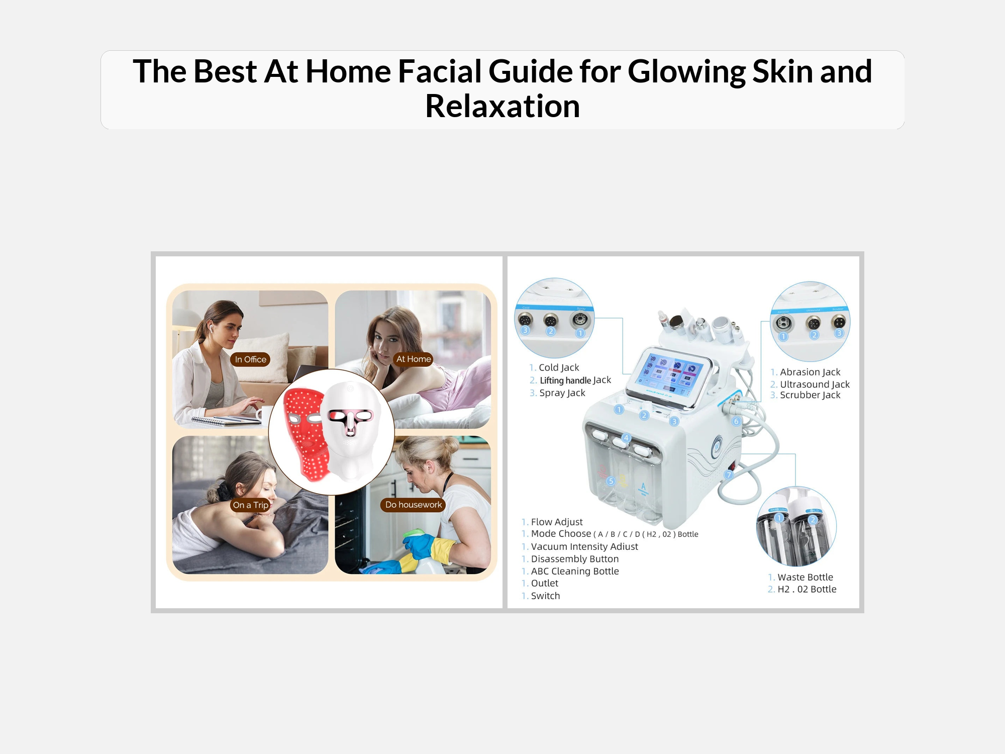 Best At Home Facial Guide for Glowing Skin in 2026 – KentDO™ Healthy ...