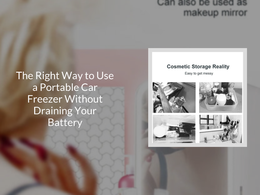 The Right Way to Use a Portable Car Freezer Without Draining Your Battery