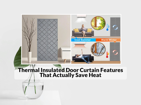 Thermal Insulated Door Curtain Features That Actually Save Heat