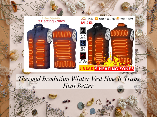 Thermal Insulation Winter Vest How It Traps Heat Better