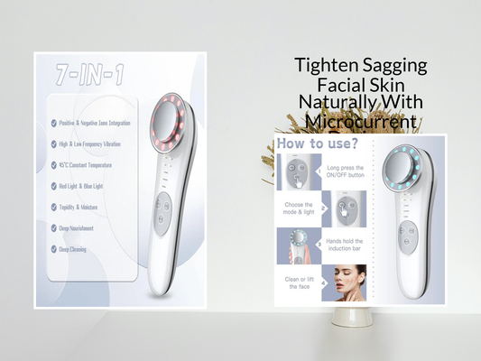 Tighten Sagging Facial Skin Naturally With Microcurrent Devices