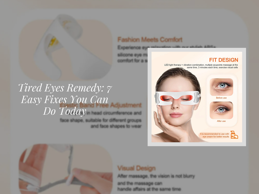 Tired Eyes Remedy: 7 Easy Fixes You Can Do Today
