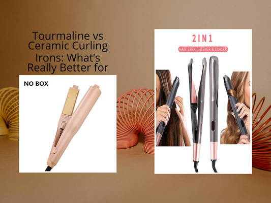 Tourmaline vs Ceramic Curling Irons: What’s Really Better for Your Hair?