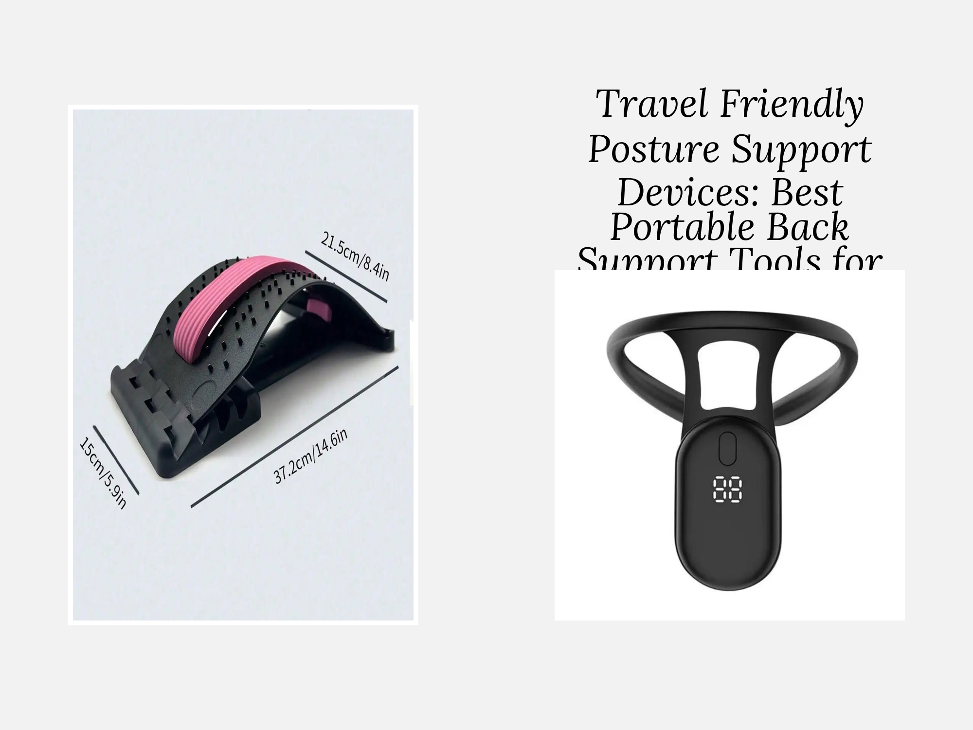 Travel Friendly Posture Support Devices: Best Portable Back Support To ...