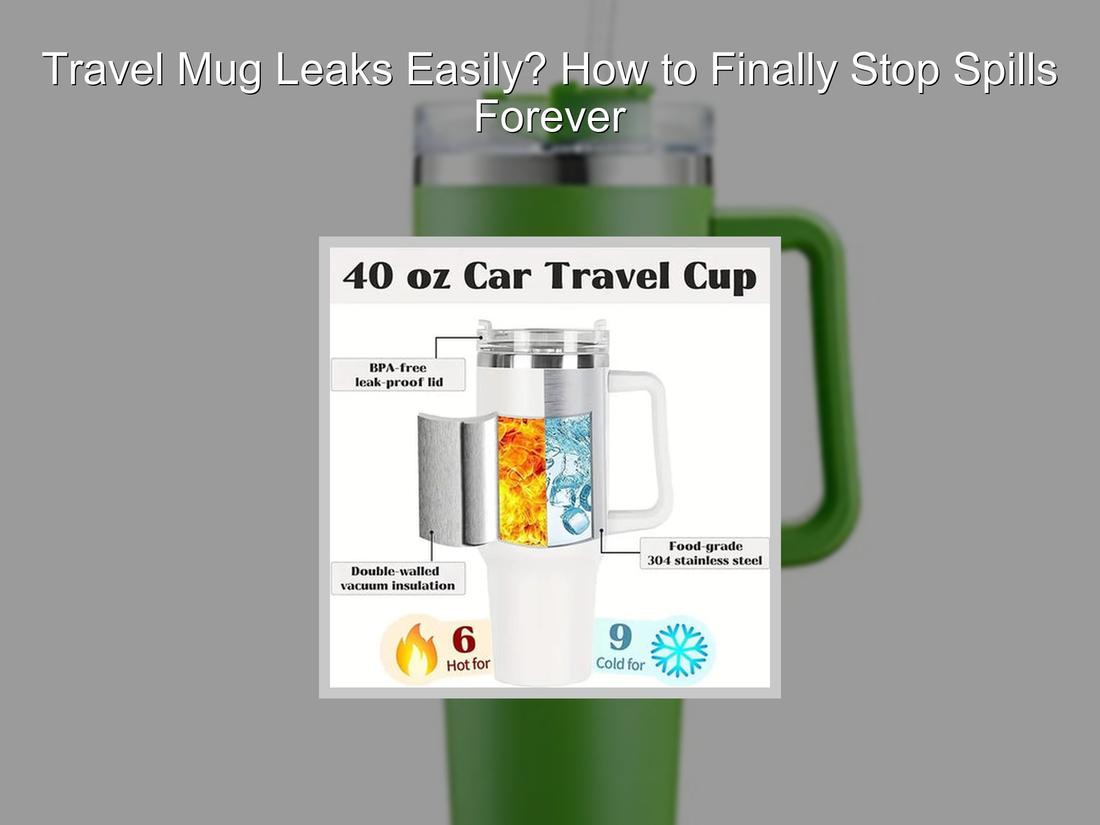 Travel Mug Leaks Easily? How to Finally Stop Spills Forever