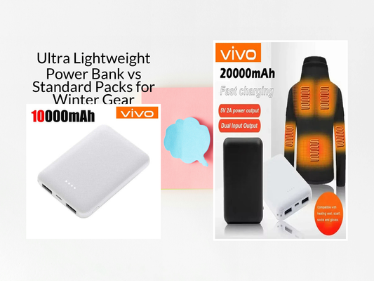 Ultra Lightweight Power Bank vs Standard Packs for Winter Gear