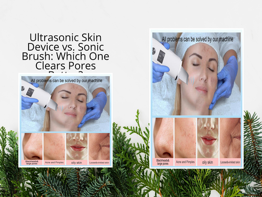 Ultrasonic Skin Device vs. Sonic Brush: Which One Clears Pores Better?