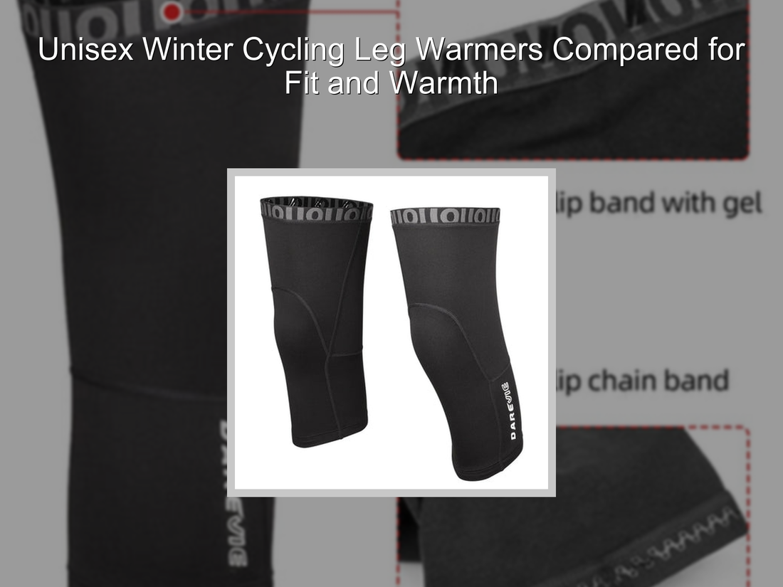 Unisex Winter Cycling Leg Warmers Compared for Fit and Warmth