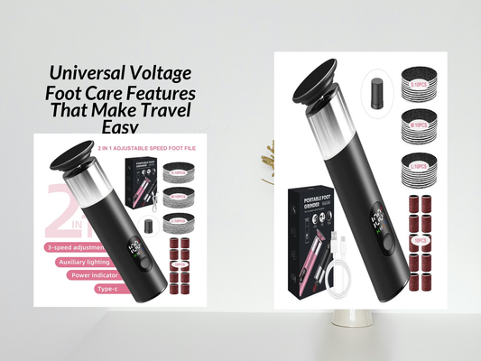 Universal Voltage Foot Care Features That Make Travel Easy