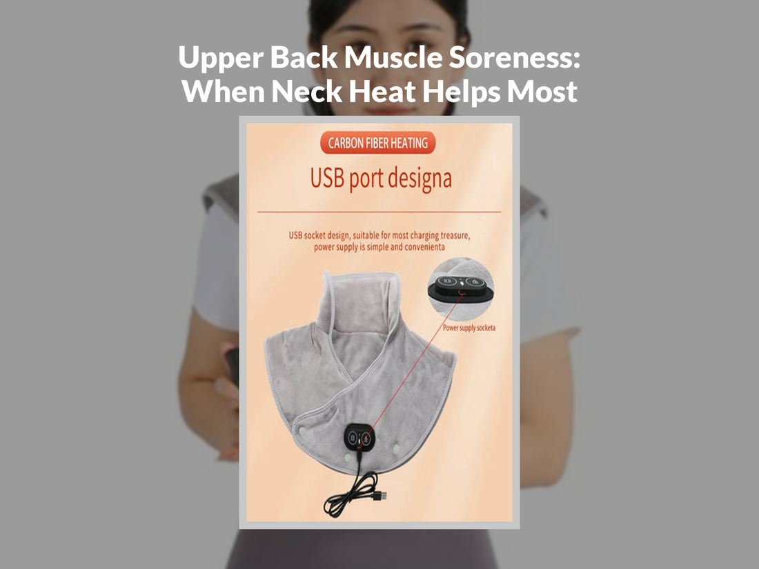 Upper Back Muscle Soreness: When Neck Heat Helps Most