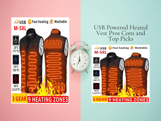 USB Powered Heated Vest Pros Cons and Top Picks