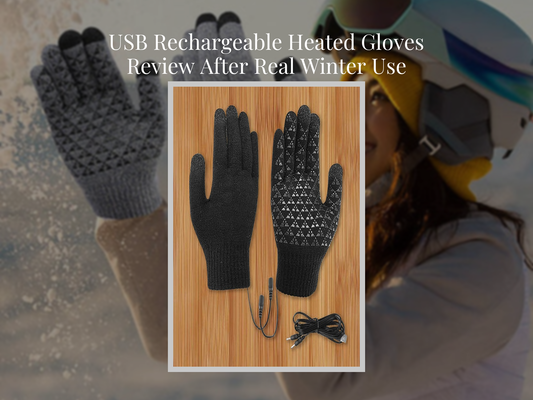 USB Rechargeable Heated Gloves Review After Real Winter Use