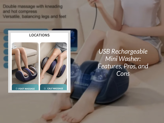 USB Rechargeable Mini Washer: Features, Pros, and Cons