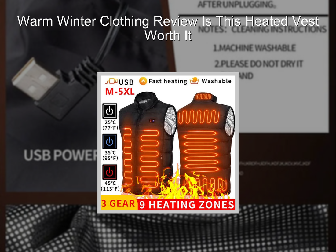 Warm Winter Clothing Review Is This Heated Vest Worth It
