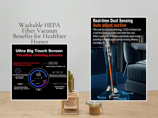 Washable HEPA Filter Vacuum Benefits for Healthier Homes