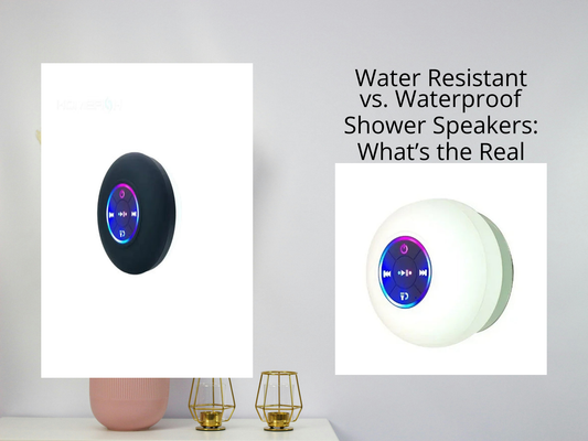 Water Resistant vs. Waterproof Shower Speakers: What’s the Real Difference?