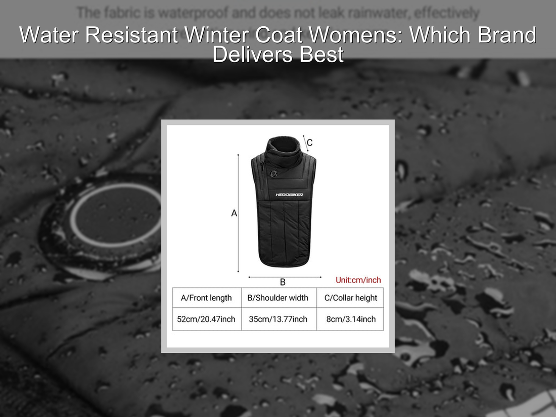 Water Resistant Winter Coat Womens: Which Brand Delivers Best