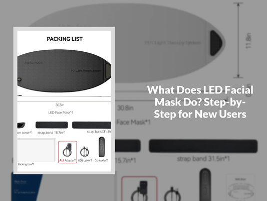 What Does LED Facial Mask Do? Step-by-Step for New Users