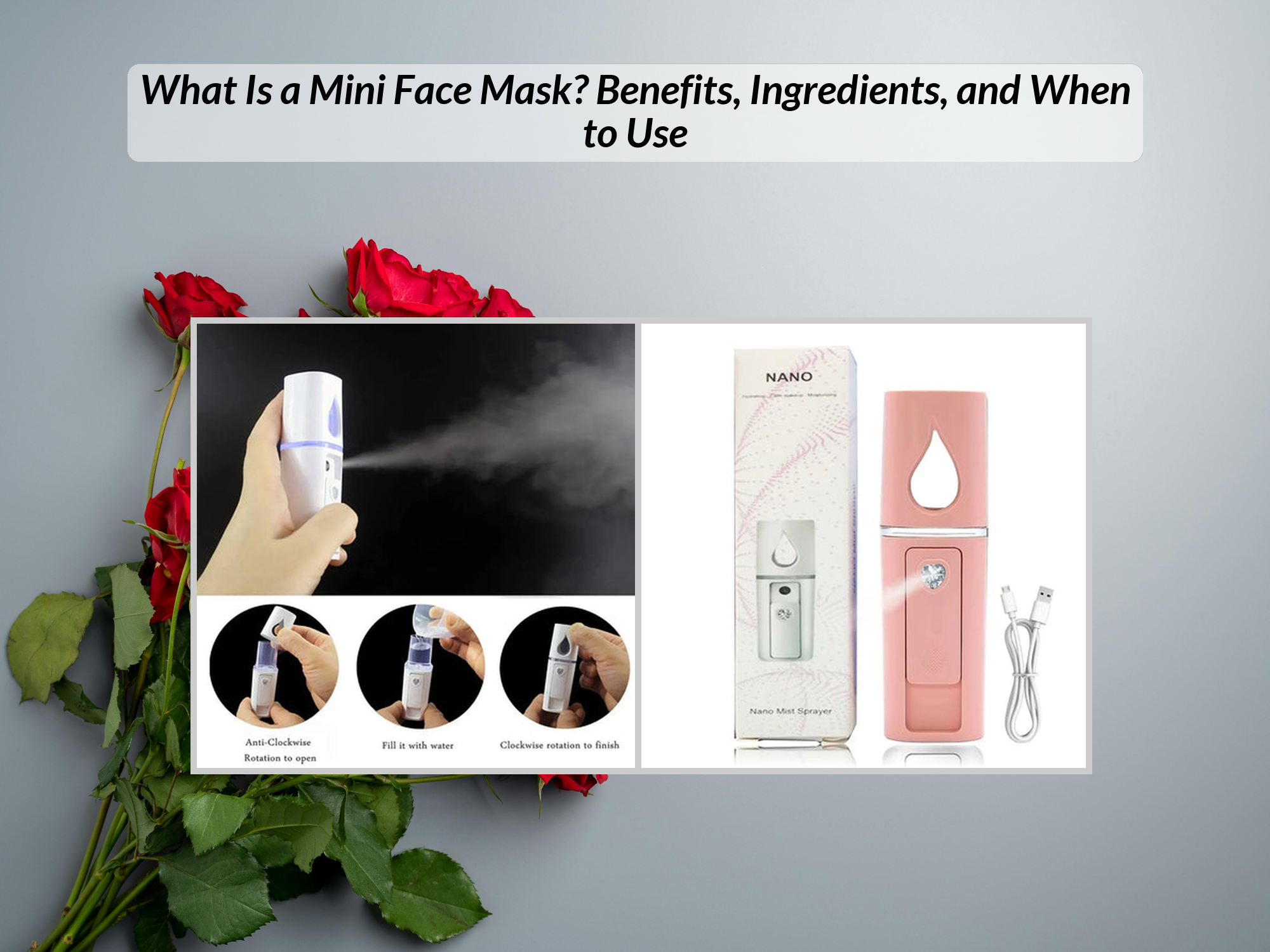 What Is a Mini Face Mask? Benefits, Ingredients, and When to Use – KentDO