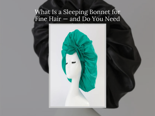 What Is a Sleeping Bonnet for Fine Hair — and Do You Need One?