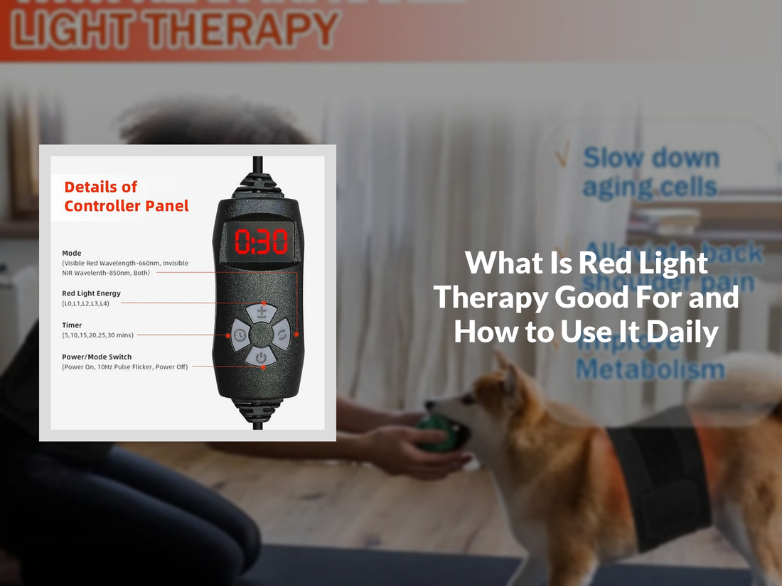 What Is Red Light Therapy Good For and How to Use It Daily