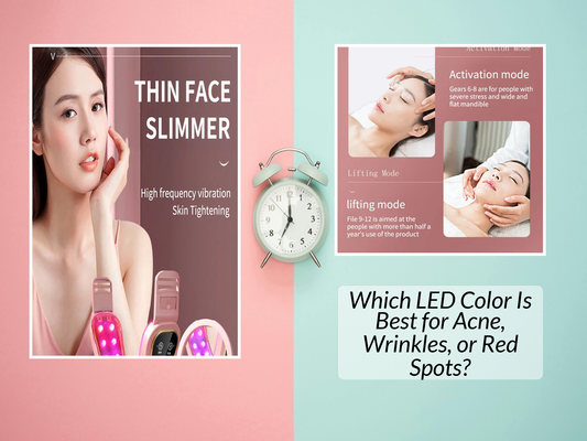 Which LED Color Is Best for Acne, Wrinkles, or Red Spots?