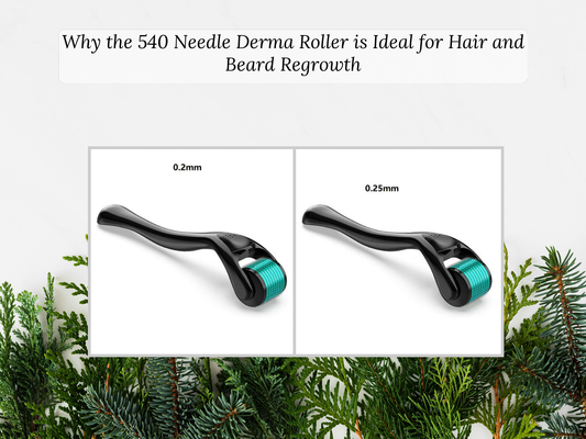 Why the 540 Needle Derma Roller is Ideal for Hair and Beard Regrowth