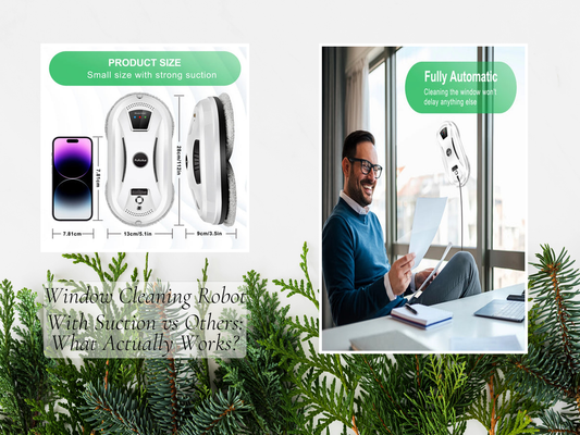 Window Cleaning Robot With Suction vs Others: What Actually Works?