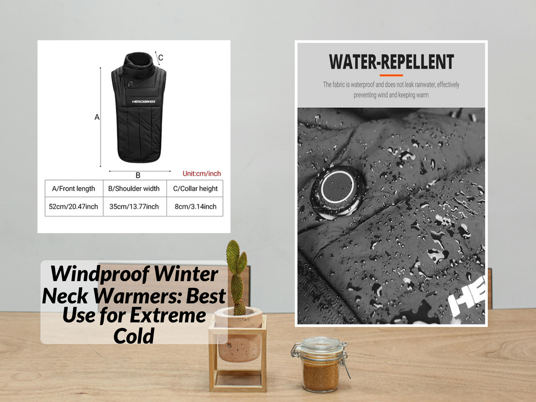 Windproof Winter Neck Warmers: Best Use for Extreme Cold