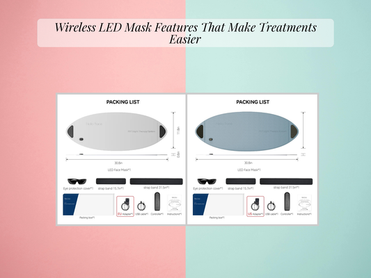 Wireless LED Mask Features That Make Treatments Easier