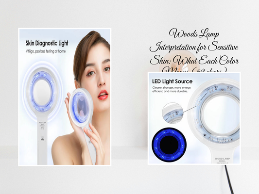 Woods Lamp Interpretation for Sensitive Skin: What Each Color Means (69 chars)